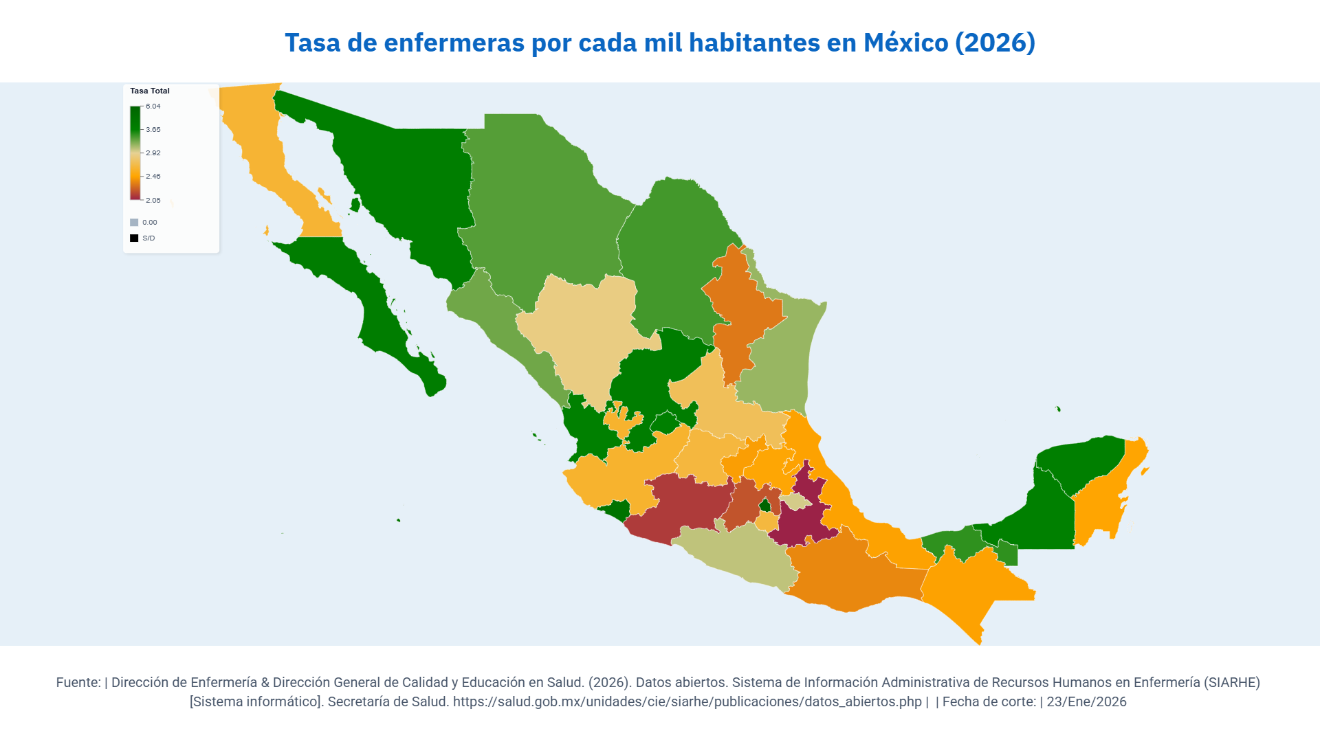 Vista previa del Sistema de Información Geográfica aplicado en salud
